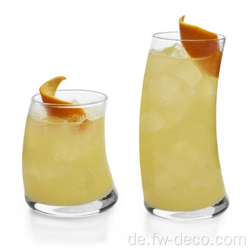 Einzigartige Kristallglas -Trinksaft -Cocktailgläser Set